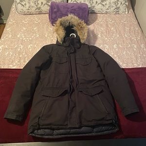 Men's L-XL Slim fitted sherpa Jacket.